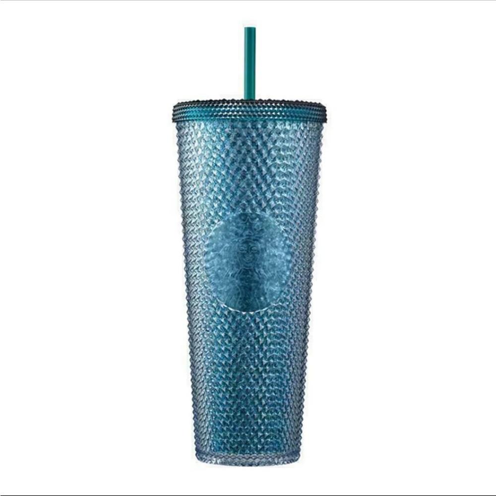 Starbucks Glittery Blue Studded Tumbler